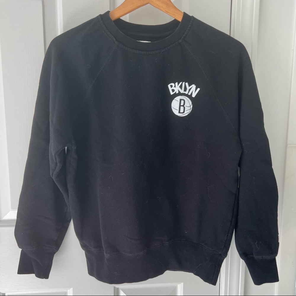 Brooklyn Nets New Era Womens Crewneck Sweatshirt